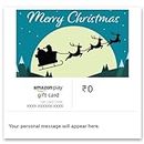 Amazon Pay eGift Card - Merry Christmas Santa & reindeers