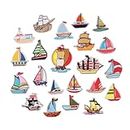PLAFOPE Embroidery Stickers 23pcs Sailing Patch Stickers Clothes Patches Sail Animal Decor Clothing Patch Boat Accessories