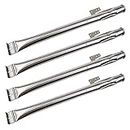 BBQ-Element Stainless Steel Grill Burner Tubes Replacement for Nexgrill 720-0830H, 720-0783E, 720-0864, Gas Grill Pipe Burners for Kenmore, Kitchen Aid, Nexgrill 720-0830A Gas Grill.(4 Pack)