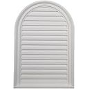 Ekena Millwork GVCA22X32D 22-Inch W x 32-Inch H x 2 1/8-Inch P Cathedral Gable Vent Louver, Decorative