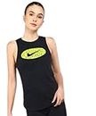 Nike Women's Slim Fit Shirt (DQ3312-010_Black M)