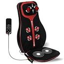 Grin Health Full Body Massage Machine Chair Full Back Massager Cushion For Back, Neck, Shoulder Back Massager For Pain Relief, Kneading Rolling Massager for Relaxation Muscle Pain Relief