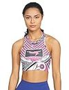 Nike Women's Polyester Wire Free Fitness/Workout Sports Bra (CJ4346-623_Active Fuchsia Black/White_S)