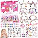 Gifts 5-12 Years Old Girls, Bracelet Making Kit, Unicorn Gifts Toys for Girls, Gifts for Teen Girls, Beads for Making Jewellery, Crafts for Kids 6-8, Arts and Crafts for Kids Age 4 5 6 7 8 9 10 11