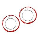 Kisangel 2 Sets Bulk Beads Foldable Bike Accessories Bike Cable Accesorios para Bicicletas Bicycle Brakes Accessories for Bikes Bike Brakes Bike Brake Cable Red Variable Speed