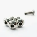 50pcs UNC 2-56 4-40 6-32 8-32 US Coarse Thread 304 stainless steel Allen Hex Hexagon Socket Button