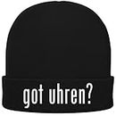 got uhren? - Soft Adult Beanie Cap, Black, One Size