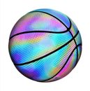 Size 7 Night Glow Basketball PU Wear Resistant Anti Slip Indoor/Outdoor