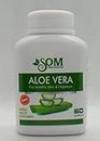 Som Herbal Specialities Aloe Vera 60 Capsules per Bottle Healthy Skin and Digestion Vitamins, Minerals, Pure Aloe Vera plants