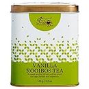 The Indian Chai - Vanilla Rooibos Tea 100g with Vanilla Beans for Sleep, Stress, Immunity and Weight Loss