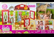 Juego Barbie Sweet Orchard Granja con Granero, 11 Animales, MUÑECA VENDIDA POR SEPARADO 