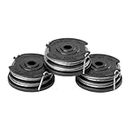 Greenworks 0.065" Dual Line Replacement String Trimmer Line Spool, 3 count (Pack of 1)