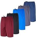 Mens Quick Dry Fit Dri-Fit Active Wear Athletic Performance Football Rugby 9 Inch Inseam Training Tennis Running Essentials Gym Shorts Hombre Stretch Fitness Casual Workout Tech Shorts -Set 9,M
