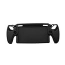 Console Silicone Cover Skin Case For Sony PlayStation Portal,Controller Gamepad Protective Sleeve Shockproof Shell For PS Portal,Game Accessory (Black)