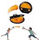 DIPDEY� Catch and Throw Ball Game Sports Set 2 Catcher,2 Balls Pop Play,On a Beach Practicing Catching Throwing, Indoor | Outdoor Games 3+Years Kids Birthday Party Fun Boys Girls (Assorted Color)