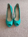new women's shoes galani Green Shoes Heels 36 Or 6