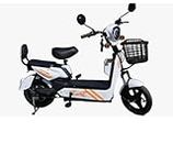 BEAM Fat Tyre Electric Scooter with Wheel Size 10" Sturdy 250W Motor Dual Suspension Dual Drum Brakes City Bicycle with 55 Kms Range (White)