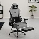Green Soul Vision Pro Multi-Functional Ergonomic Gaming Chair, with Premium Fabric, 4D Armrests, Integrated Footrest, Sturdy Metal Base & 180° Back Recline (Earth)