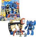 Fisher-Price Imaginext DC Super Friends Batman Toy, Robo Command Center Playset & Figures, Detachable 10-inch Robot for Kids Ages 3+ Years