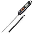 ThermoPro TP516 Digital Meat Thermometer with Probe Tip Cover Instant Read Food Thermometer Cooking Thermometer Perfect for Cooking BBQ Sugar Jam Kitchen Thermometer with 12cm Temperature Probe