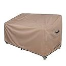 ULTCOVER Patio Furniture Sofa Cover 60W x 35D x 35H inch Waterproof Outdoor 2-Seater Loveseat Cover