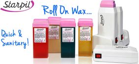 Starpil Wax Roll On Wax Cartridge (110g/3.8oz) 1 Roll - for All Skin Types