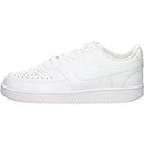 Nike Women's Court Vision Low Sneaker, White/White-White, 8