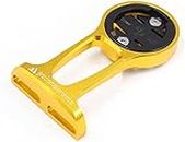 JRC Components Stem Out Front Mount | Compatible with Garmin Edge Series Devices | Lightweight CNC 6061 Aluminium Body - Gold