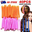 Magic Hair Curlers Rollers Curl Formers Spiral Ringlets Leverage Hair Rollers