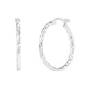 Silpada 'Endless Twists' Hoop Earrings in Sterling Silver
