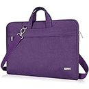 Voova 15.6 16 Inch Laptop Sleeve Case Bag,Slim Computer Carry Case Compatible with MacBook Pro 16 M3 M2 M1 Pro/Max 2023-2019,Dell XPS 15,15 Surface Laptop 5/4,15-16 Inch Hp Lenovo Dell Acer, Purple