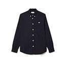 Lacoste Men's Slim Fit Shirt (CH1843HDE_Blue 42)