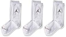 Nike Air Jordan Jumpman Crew Socks - Boys' Grade School (7-9 (Shoe 3Y-5Y), White)