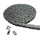 AZSSMUK #35 Roller Chain - 5 Feet Carbon Steel Material with 1 Connecting Link Industrial Chain - 160 Links