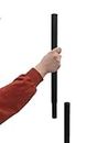 The Shopfitting Shop Black Clothes Rails Height Extending Extention Poles PAIRS of12 18" 24" (Pair of 24")