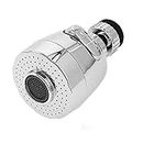Turbid 360 Swivel Kitchen Sink Faucet Aerator, Bathroom Tap with 2 Mode Spray Head, Faucet Extender for Taps - Suitable for Kitchen and Bathroom Sinks (1)