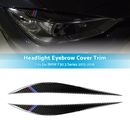 Carbon Fiber Eyelids Eyebrow Headlight Retrofit Accessories for BMW F30 3 Series