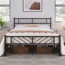 Home Bed Frames Single/Double/King Size Metal Bed Platform for Bedroom Furniture