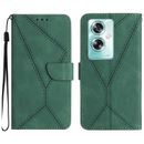 For OPPO A59 5G Stitching Embossed Leather Phone Case cover shell
