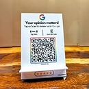 Google Review NFC Stand | Along with QR Code | 4x6 Inch | With Dashboard