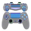 eXtremeRate Multi-Colors Luminated D-pad Thumbstick Trigger Home Face Buttons, Chameleon Classical Symbols Buttons DTFS (DTF 2.0) LED Kit for PS4 Slim for PS4 Pro Controller - Controller NOT Included