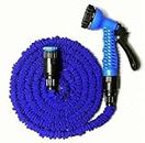 DECODEN Garden Hose Pipe New Expandable Magic Flexible Water Hose 50 Ft / 15 M EU Hose Plastic Hoses Pipe with Spray Gun to car washer high pressure pump