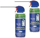 Can Air, Compressed Canned Air, Air Duster, Disposable Electronic Keyboard Cleaner, Cleans Hard to Reach Spaces - 3.5oz Can - 2 Cans