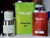 Trust 2K High Gloss 4:1 Clear coat QUART KIT MED Hardener! Automotive Clearcoat