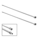 PWACCS 120 Inch Pressure Washer Wand – Power Washer Extension Wand Replacement – Universal Spray Lance for Pressure Washers – 1/4" Quick Connect Fittings – Stainless Steel – 2 Pack – 60 Inch Each