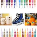12/18 Acrylic Paint Marker Pens for Stone Painting Ceramic Glass Wood Fabric AU