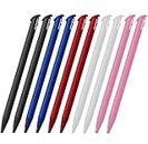 DelTex® 10 x Stylus Touch Pen For New Nintendo 3DS XL LL Black, White, Pink, Red, Blue (New 3DS XL, Mix)