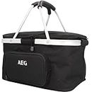 AEG Automotive 10714 26 Litre Cooling Basket KS26 Shopping Basket Insulated Picnic Basket Thermal Bag Cooler Bag