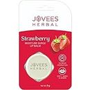Jovees Herbal Strawberry Moisture Surge Lip Balm | 24 Hour Hydration | Rejuvenates Dry and Chapped Lips | Gives Soft & Shiny Lips 8g