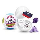 Mini Brands Sneakers Single Capsule, Real Miniature Sneaker Brands Collectible Toy, Capsules of 5 Mystery Miniature Sneaker Brands and Accessories, Kids, Teens, Adults and Collector's (Single Capsule)